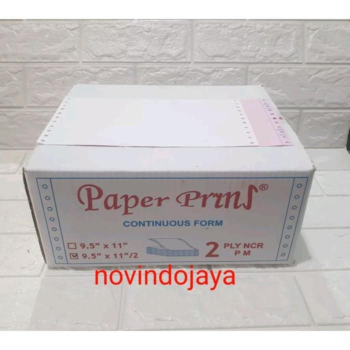 

Continuous Form 2 Ply Paperpryns - Kertas Komputer Murah