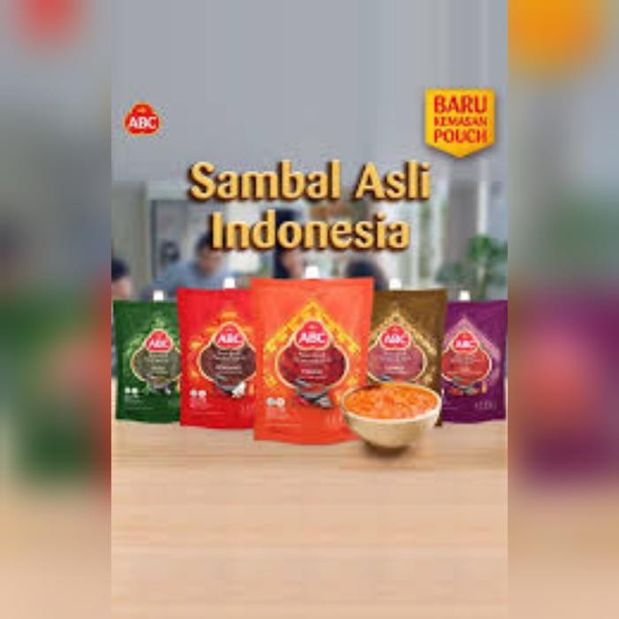 

Sambal ABC Nusantara Pouch 180 gram Terasi/Teri/Rendang/Hijau/Geprek