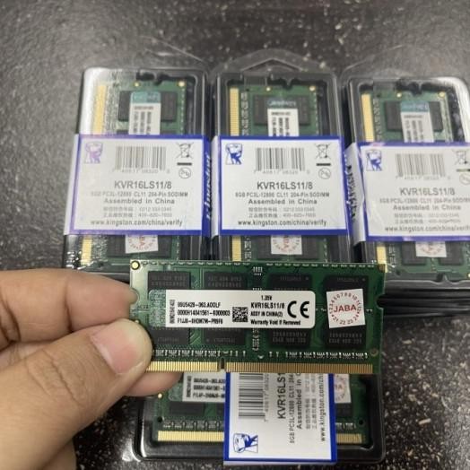 RAM DDR3L KINGSTON 8GB PC-12800 SODIMM / PC12800 / 1600MHZ LAPTOP