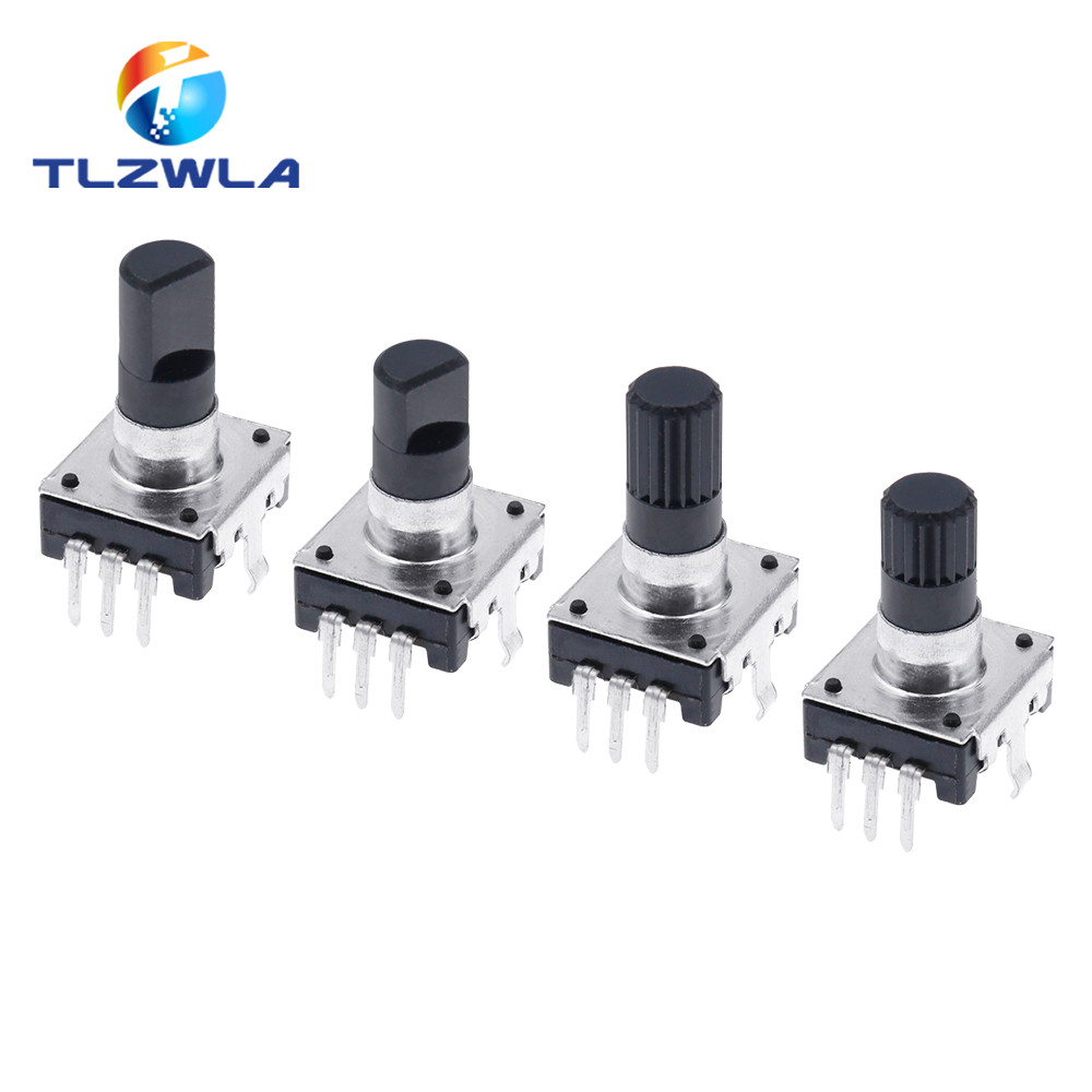 IMPORT EC12 360 Degree Rotary Encoder RE12 Audio Encoder Coding 3Pin 24 Position No With Push Button