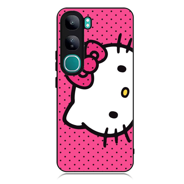 Case Casing TPU Rubbber Custom Vivo V50 V40 Lite Y29 28 18 17 15 12 iQoo Z9X Hellow Kitty RK298