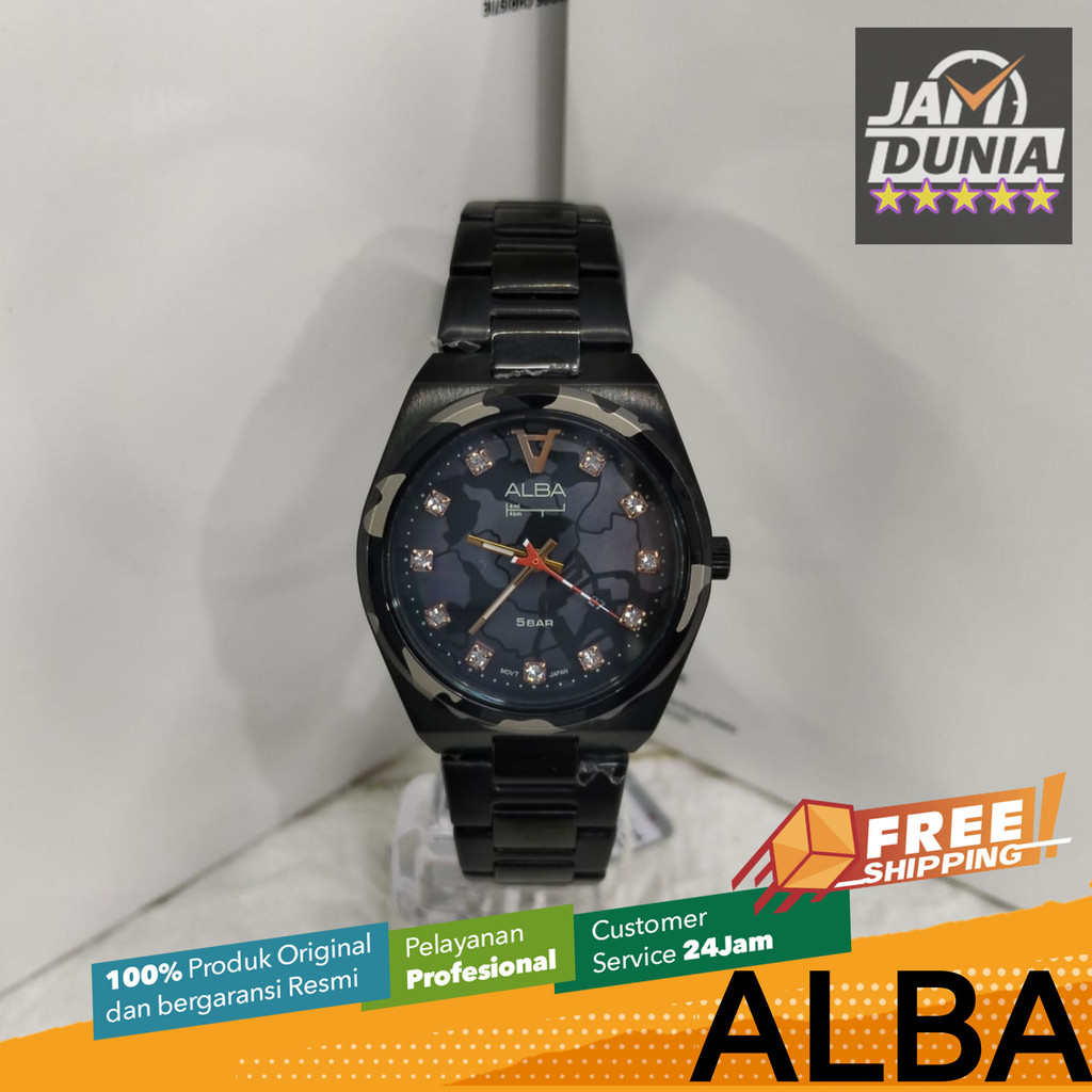 JAM TANGAN WANITA ALBA ORIGINAL ALBA SIGNA JAM ALBA STAINLESS STEEL ALBA AH7Z43 AH7Z ALBA AH7Z43X1 J