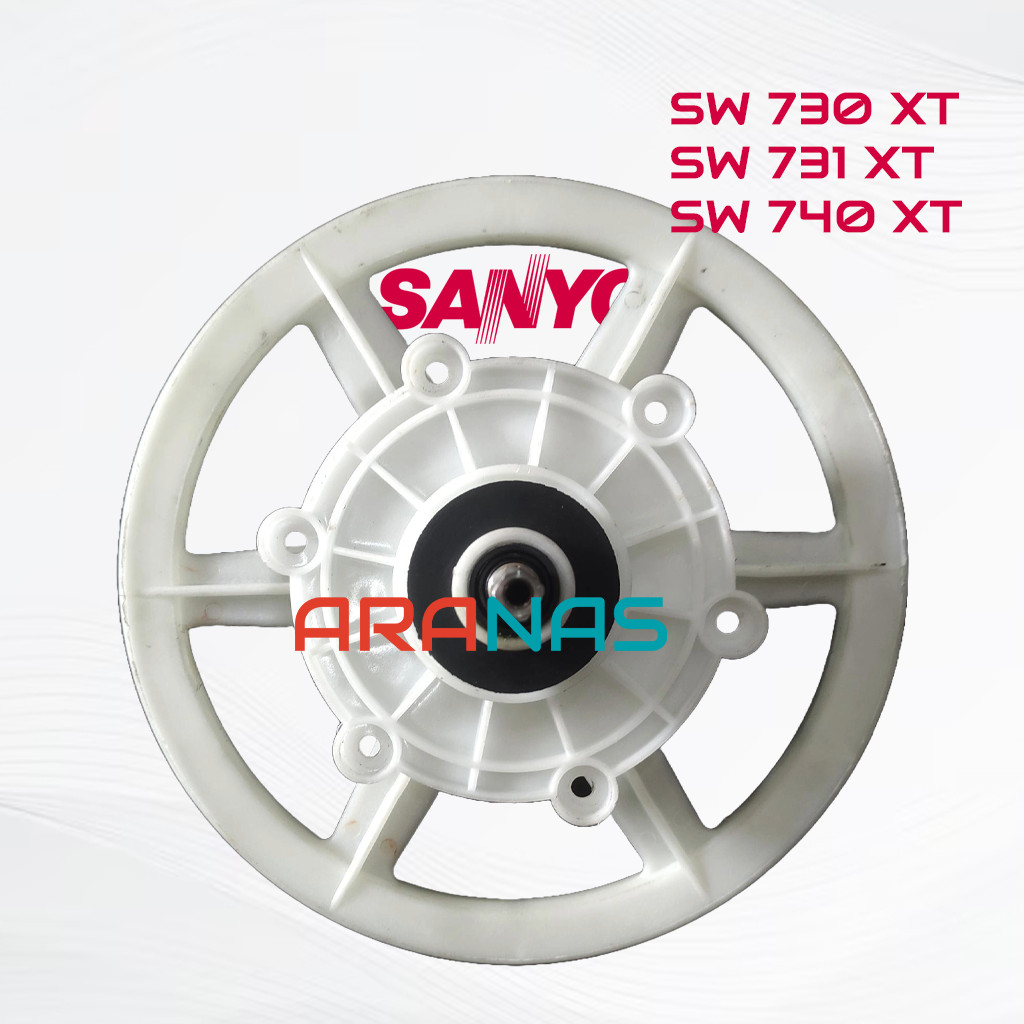 GEAR BOX SANYO 7 Kg SW730XT SW731XT SW740XT GIR BOK Pully Gearbox Mesin Cuci 2 Tabung GIRBOK SW 730 