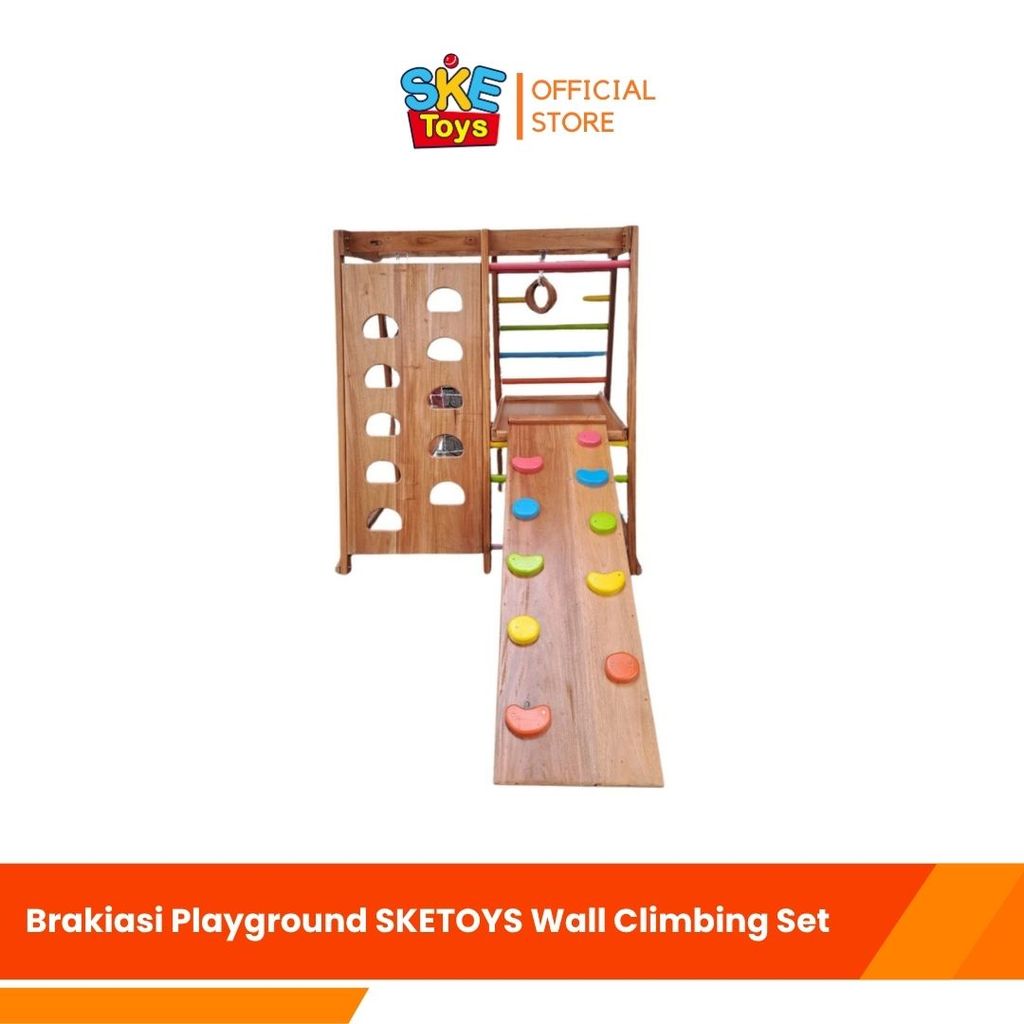 SKETOYS Brakiasi Playground Wall Climbing Set