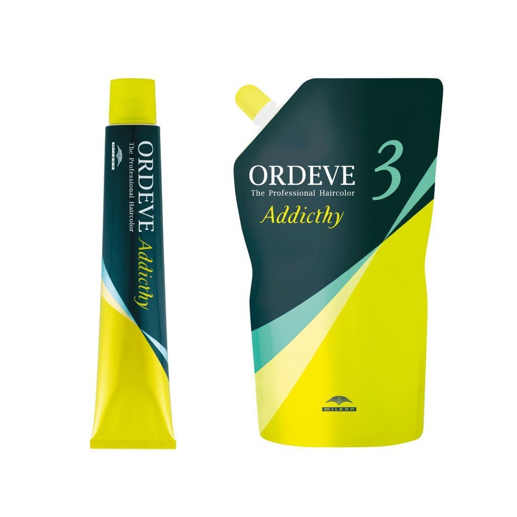 CAT Milbon ADDICTHY Ordeve + Oxidant Developer | Cat Rambut + Oxydant