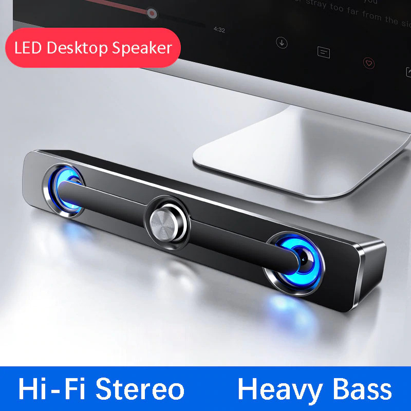 SADA Speaker Desktop Bluetooth HiFi Stereo Lossless Decoding AUX 3W - V-111