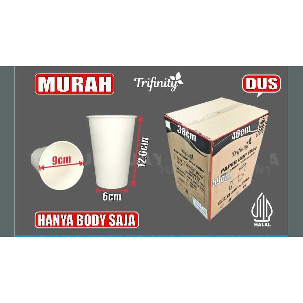 Trifinity Paper Cup 16oz | 1 DUS