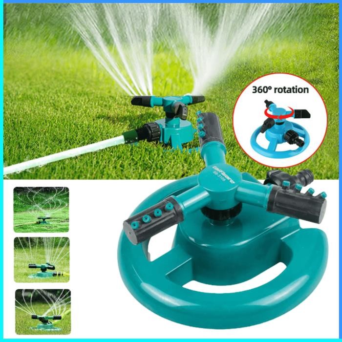 PREMIUM Sprinkler Air Taman Putar 360 Derajat / Sprinkler Penyiram Tanaman Air Berputar 360 Taman