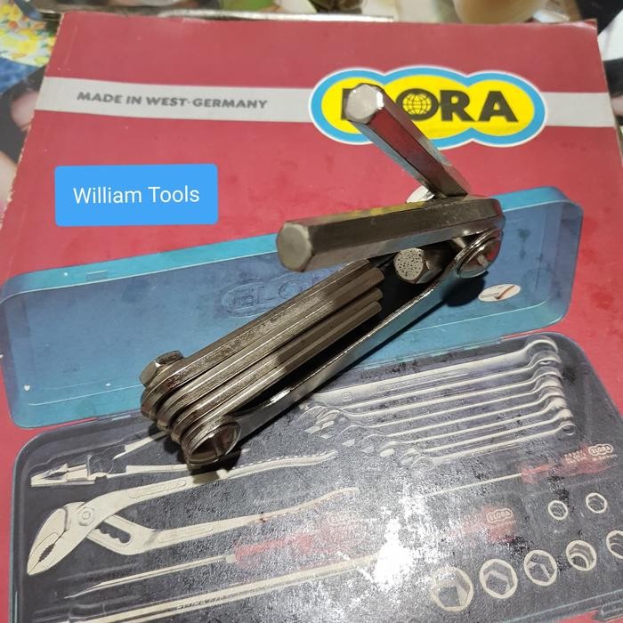 Kunci L Lipat 3 - 10 mm ELHA Germany