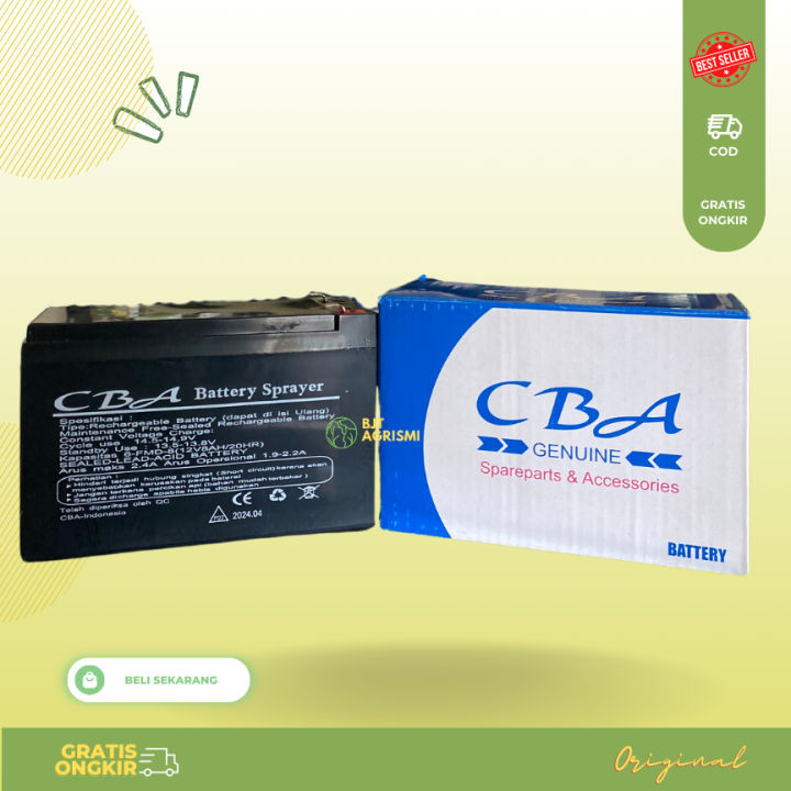 Baterai AKI Tangki Elektrik CBA