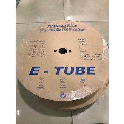 MARKER TUBE / MARKING TUBE E-TUBE 6.0 UNTUK KABEL 10MM @200MTR