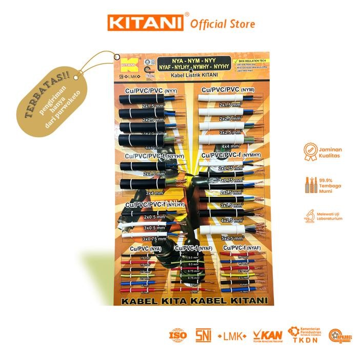 KITANI - SAMPLE BOARD - KABEL LISTRIK