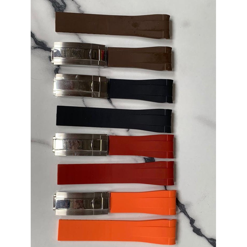 Strap tali jam tangan silicon curve 20mm Seikomod curve