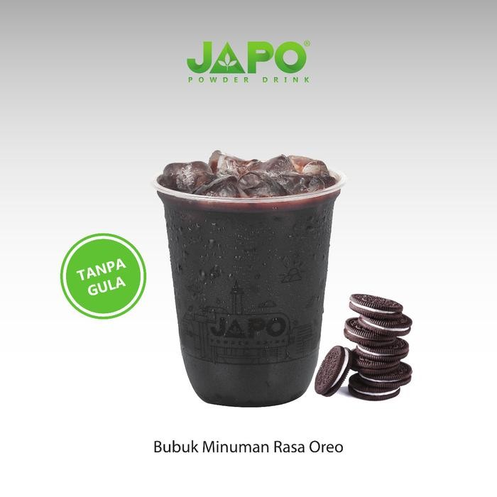 

Tersedia JAPO Bubuk Minuman Black Cookies 1Kg - Plain Powder Drink Instan