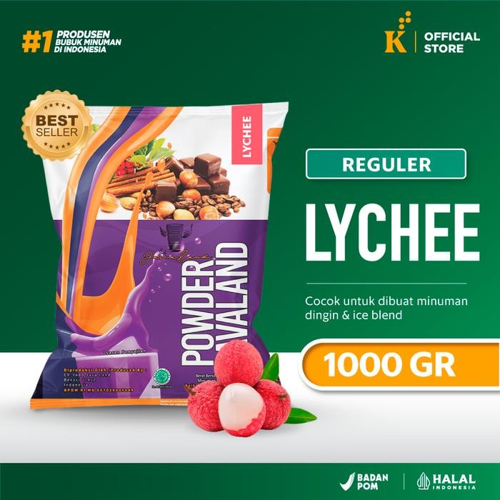

Tersedia Javaland Bubble Drink Lychee / Leci Powder 1Kg - Minuman Bubuk Shopee