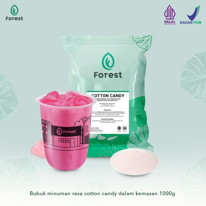 

Tersedia Bubuk Minuman Cotton Candy 1Kg - FOREST Bubble Drink Shopee