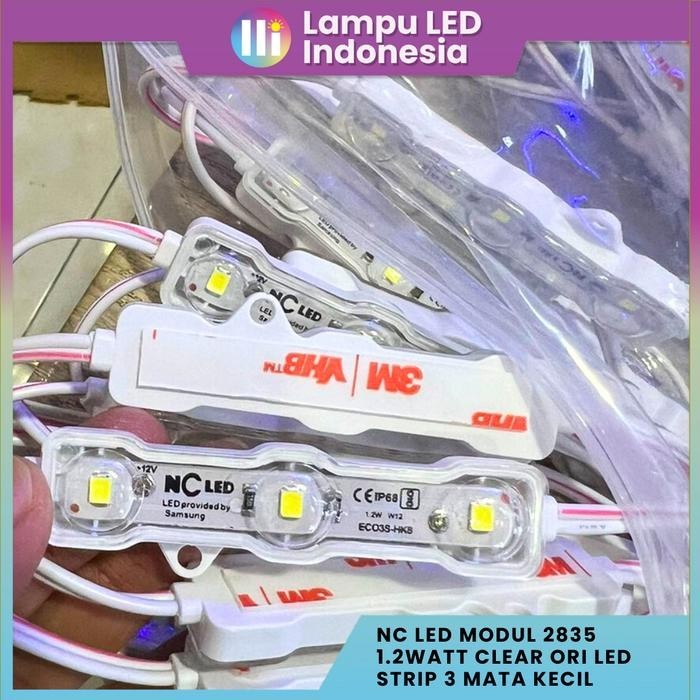 NC LED modul 5630 1.2watt Clear Ori Led Strip 3 mata grosir