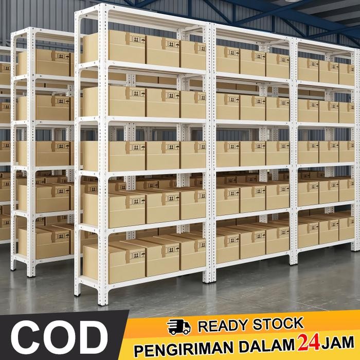 Cod Rak Besi / Rak Besi Siku / Rak Susun / Rak Besi Siku 5 Susun / Rak Besi Serbaguna / Rak