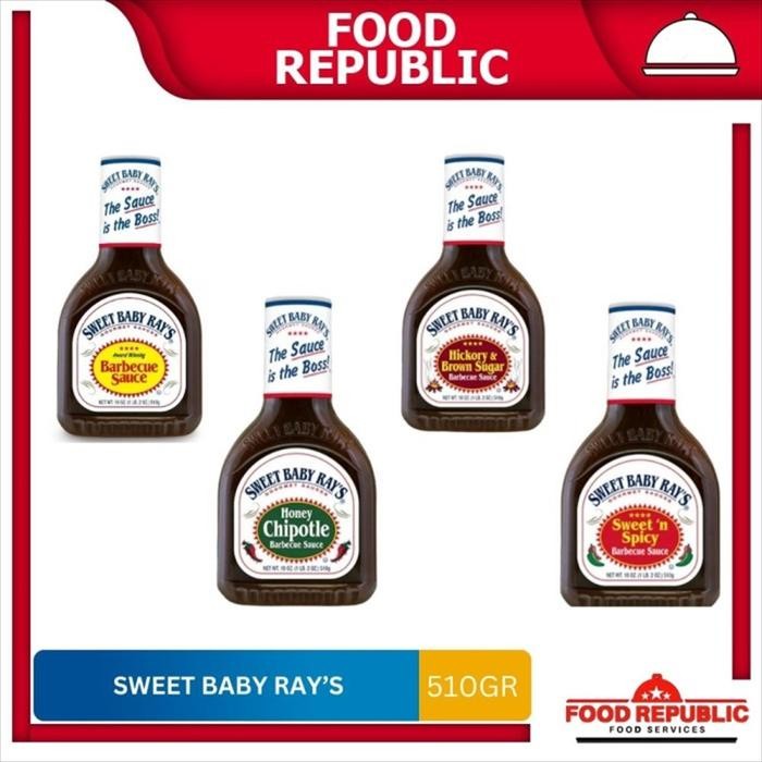 

Sweet Baby Ray`s Barbecue Sauce - 18 oz Saos BBQ Gourmet 510 gr Halal