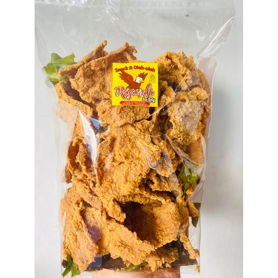 

1Kg KERIPIK KULIT AYAM SUPER PREMIUM RAJAWALI BU LELY GURIH RENYAH TEPUNG TIPIS CRISPY CHICKEN SKIN