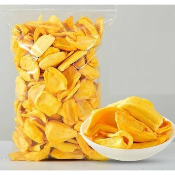 

Keripik Nangka Grade A 250gram Manis Kuning Cemilan Snack Food Chips