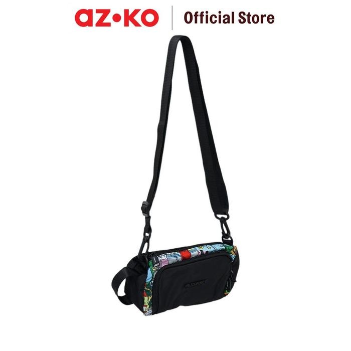 PASSPORT YERIN TAS SELEMPANG MINI - HITAM