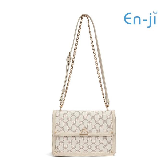 En-ji Mago Tas Selempang Wanita - Cream