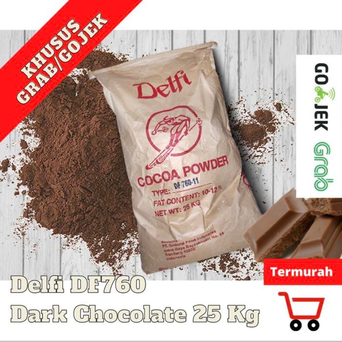 

Delfi DF760 Dark Cokelat powder 25 KG 100% Asli Khusus Gojek Grab
