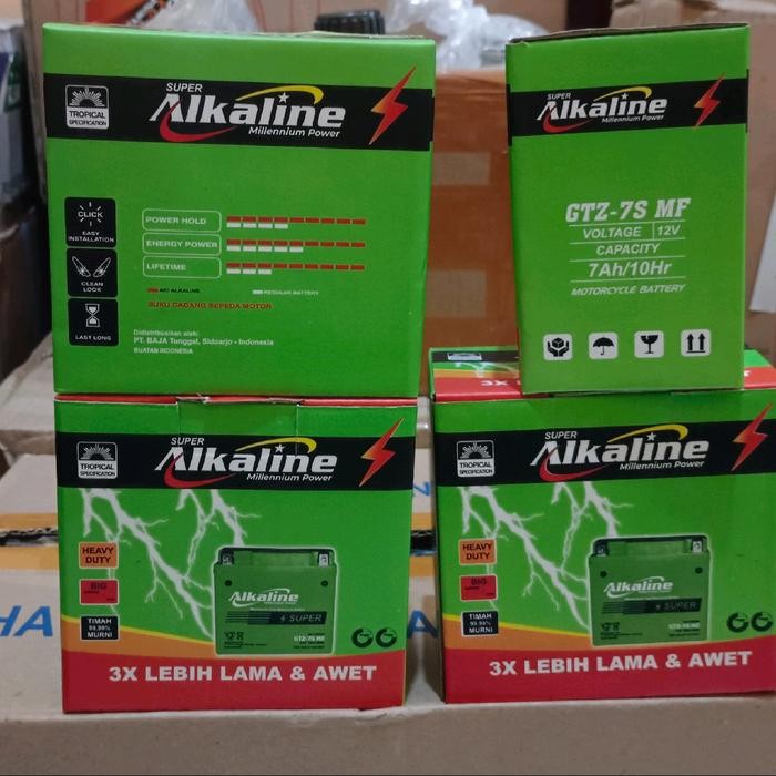 Aki Motor Kering Vario 125, Satria Fu. Gtz7S Alkaline