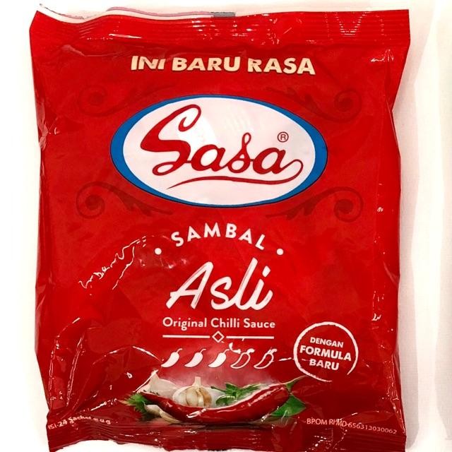 

SASA SAMBAL PEDAS 24 SACHET @ 9 GRAM STICK SACHET ASLI CHILLI SAUCE