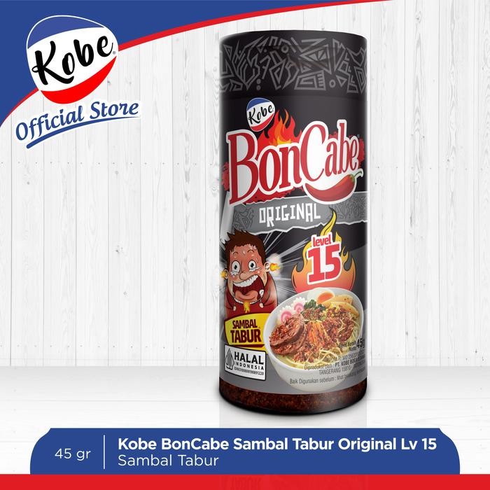 

Kobe BonCabe Original Botol 45gr Level 15 Sambal Tabur
