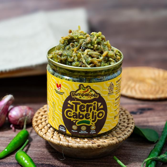 

Rempaholic - Sambal Teri Cabe Ijo - Sambel Teri Cabe Ijo - 170g