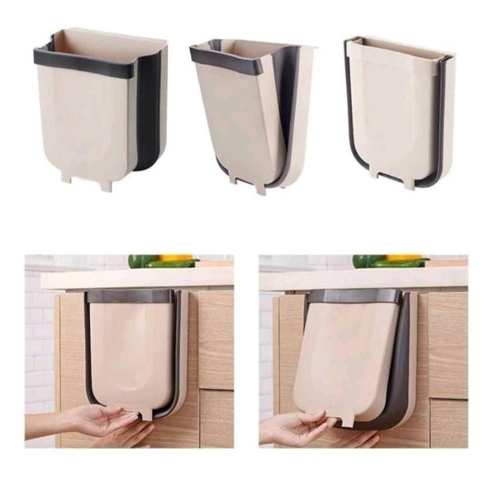 TEMPAT SAMPAH LIPAT DAPUR PORTABLE - KOTAK SAMPAH PLASTIK - BAK SAMPAH