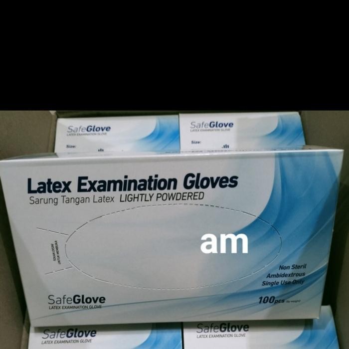 Sarung Tangan Latex/ sarung tangan karet isi 100 pcs/ sarung tangan