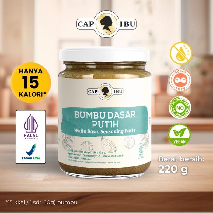 

CAP IBU Bumbu Dasar Putih 220gr