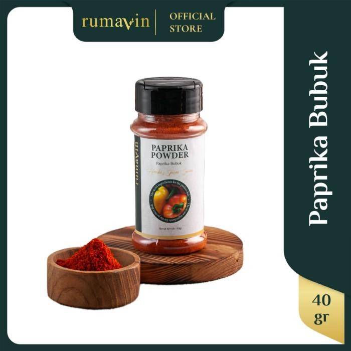 

Rumavin - Premium Rempah Paprika Powder / Paprika Bubuk Botol 40gr