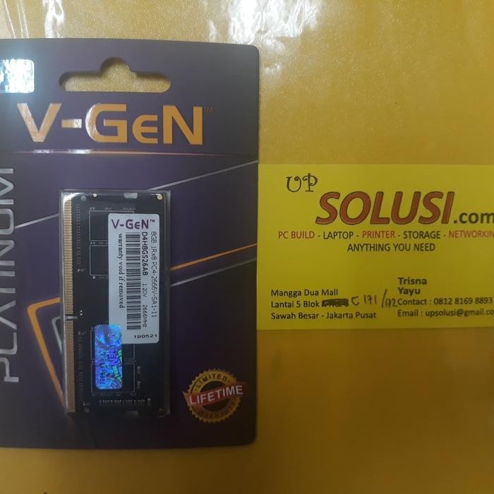 VGEN 8GB-2666/2400 SODIM DDR4 PLATINUM