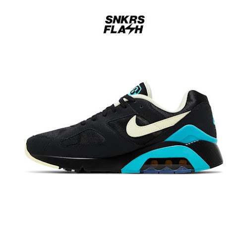 NIKE Air 180 Black Dusty Cactus Sepatu Sneakers Pria - FJ9259001 - Size 45.5