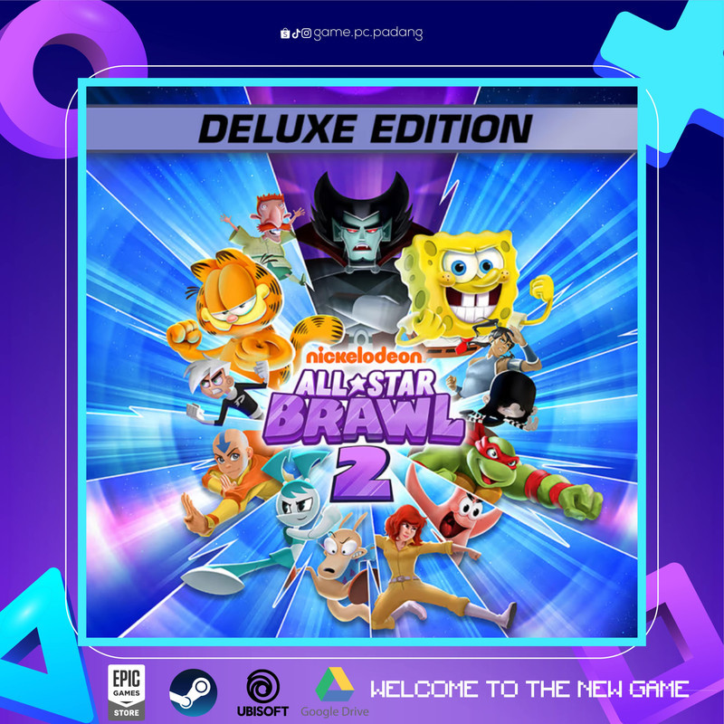 Game Racing Nickelodeon All Star Brawl Deluxe Star Brawl 2 Deluxe Editions Laptop PC