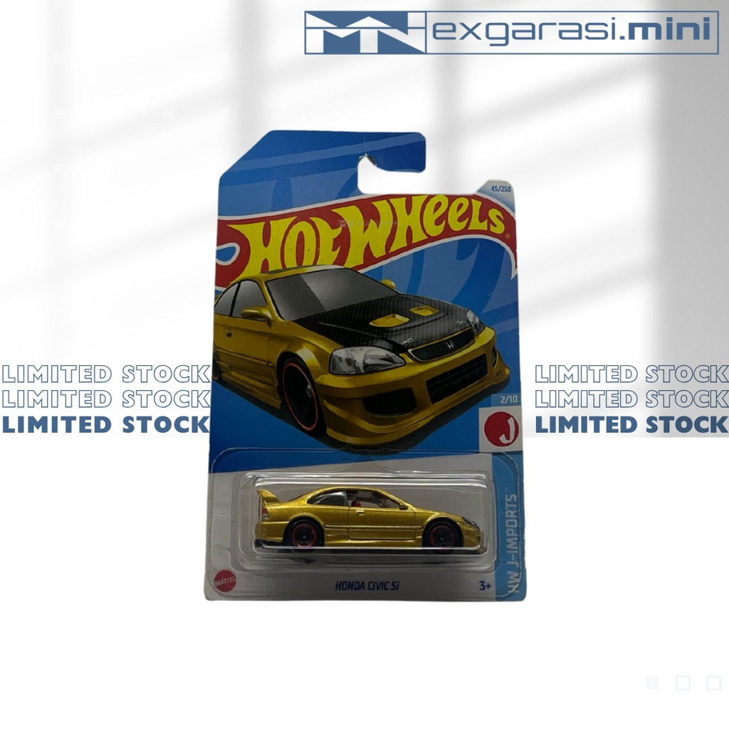 Hot Wheels Honda Civic Si (EK) Gold - HW J Import