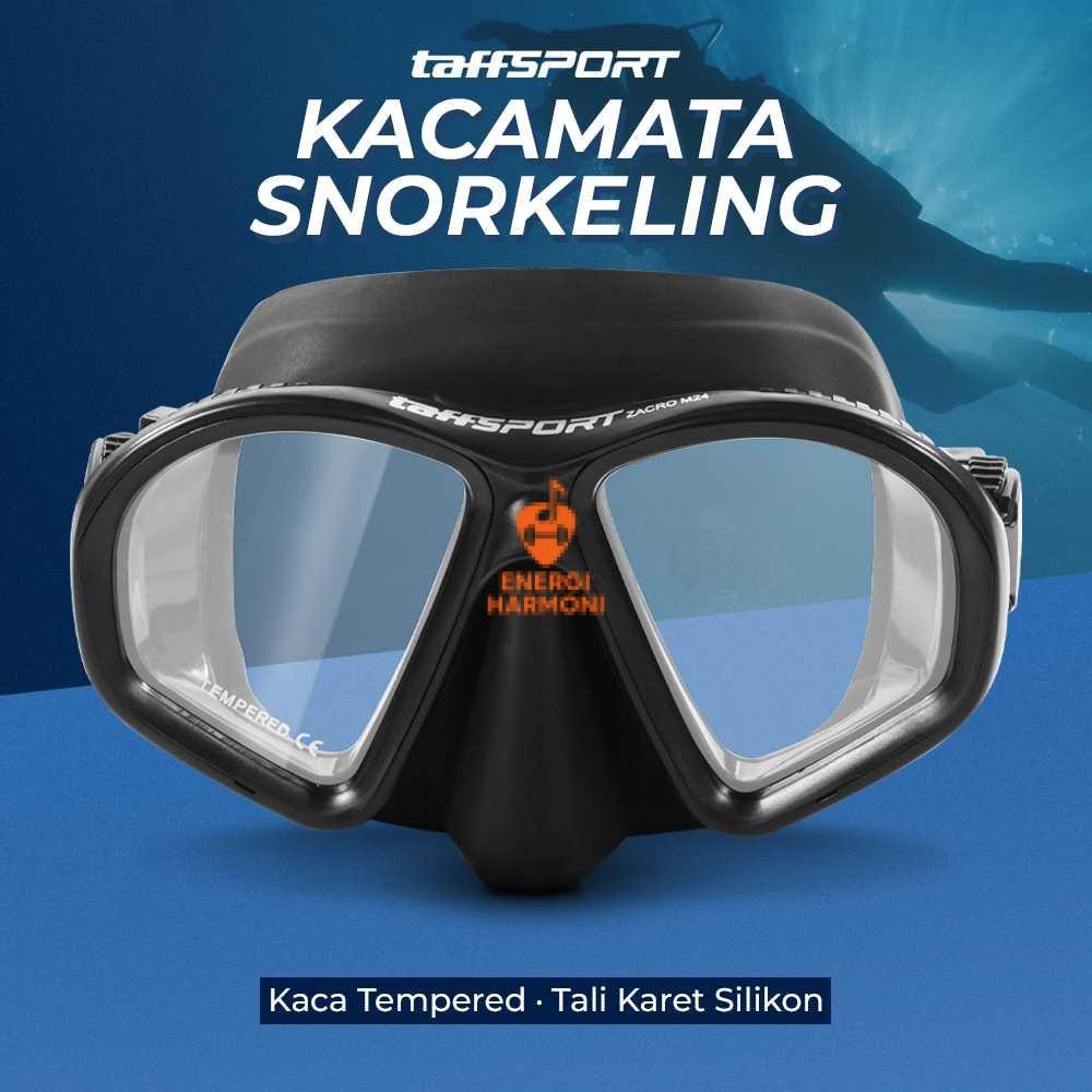 TAFFSPORT ZACRO Kacamata Selam Scuba Diving Snorkeling