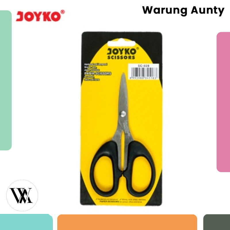 

GUNTING JOYKO SC-828 SCISSORS KERTAS KARTON KAIN TAJAM STAINLESS SC 828 KECIL MURAH ATK GROSIR Warung Aunty Murah Bandung