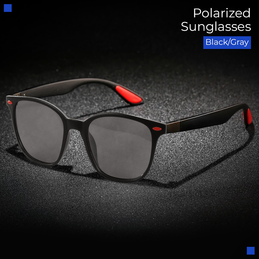 AOFLY Kacamata Pria Wayfarer Polarized UV Sunglasses - P21 Premium