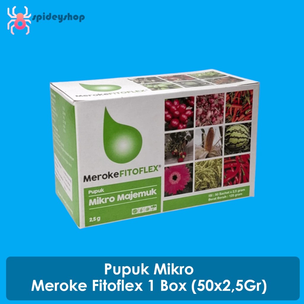 Meroke Fitoflex 2,5 Gram 1 Box Pupuk Mikro Lengkap