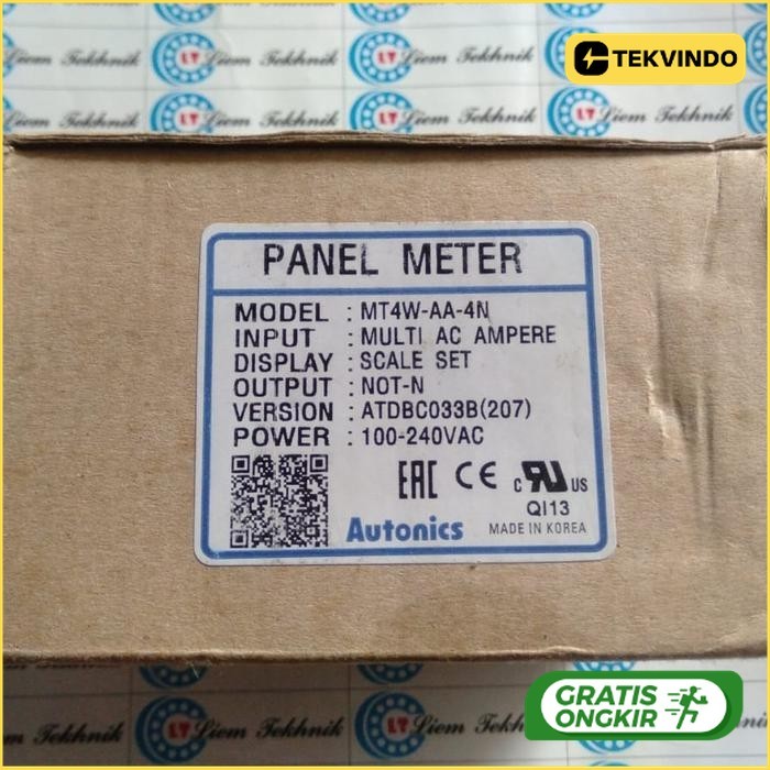 AUTONICS MT4W-AA-4N PANEL METER