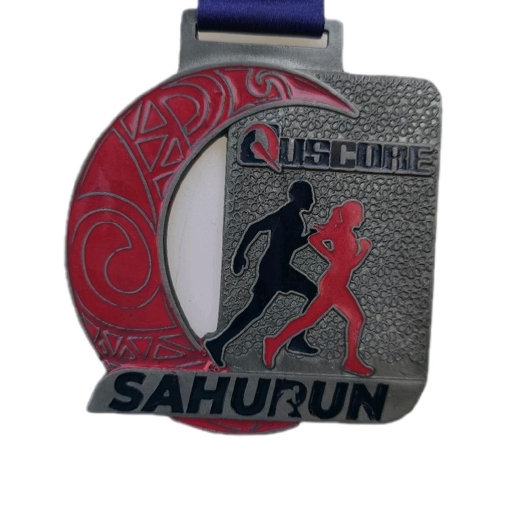 Medali Lari Unik Event Ramadan sahurun - Medali Finisher- Medal Lari Original - Medali Panjangan | M