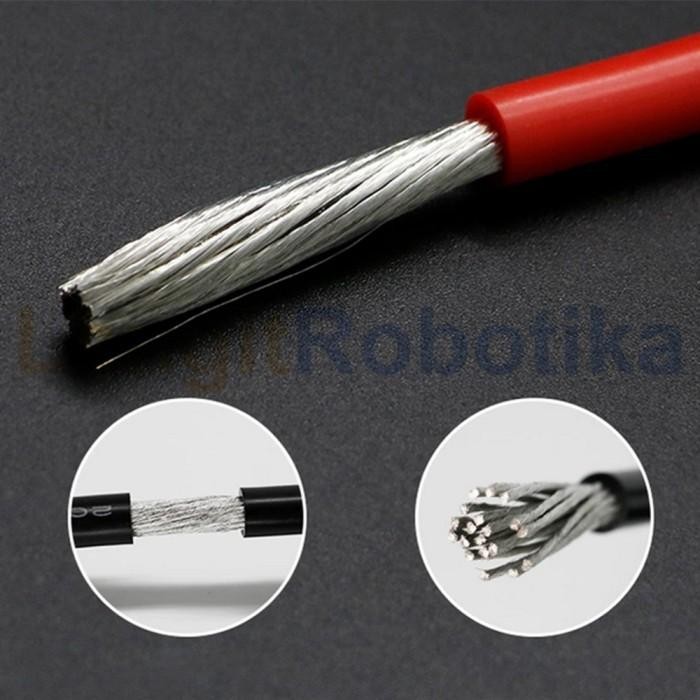 AWG 10 KABEL SILICONE AWG10 CABLE SILIKON WIRE YELLOW KUNING