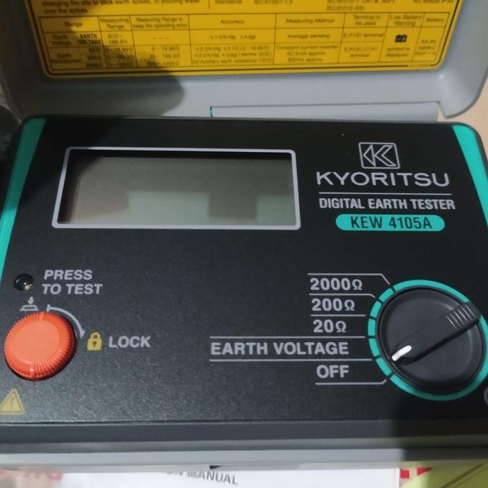 meger kyoritsu kew 4105A kyoritsu 4105