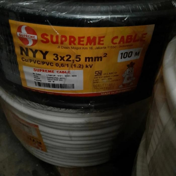 KABEL NYY SUPREME 3X2.5 100 M