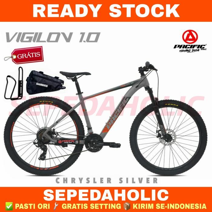 Sepeda Gunung 27.5 Inch MTB PACIFIC VIGILON 1.0 Alloy 3x7 Speed